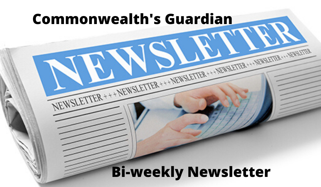 Issue #14 of the 2020 Commonwealth’s Guardian